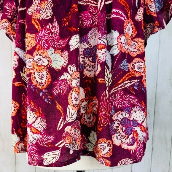 Old Navy | Floral Peasant Blouse – Size M - Picture 3 of 14